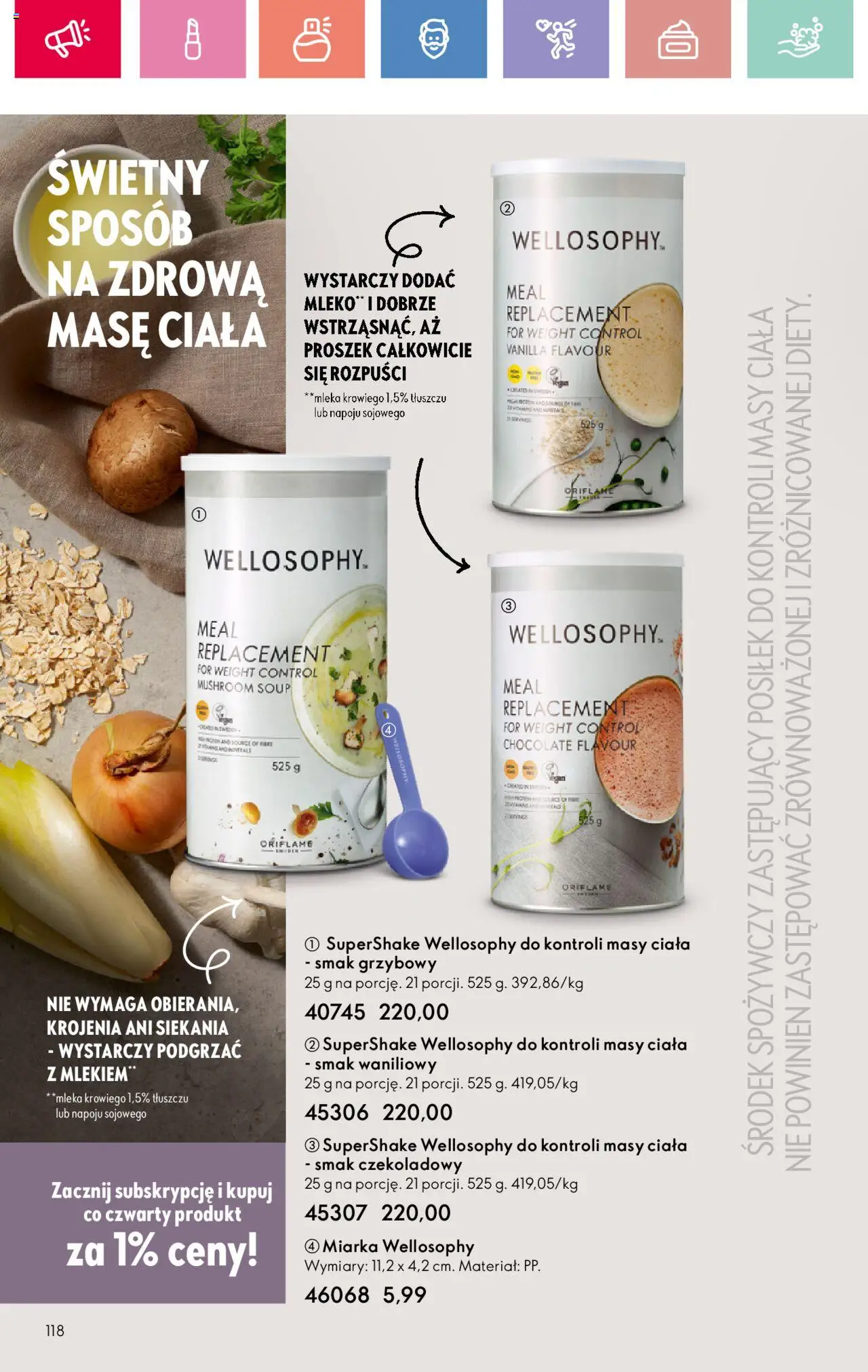 Oriflame Katalog 11 2025 od 27.07.2025 | Strona: 118 | Produkty: Mleka, Mleko
