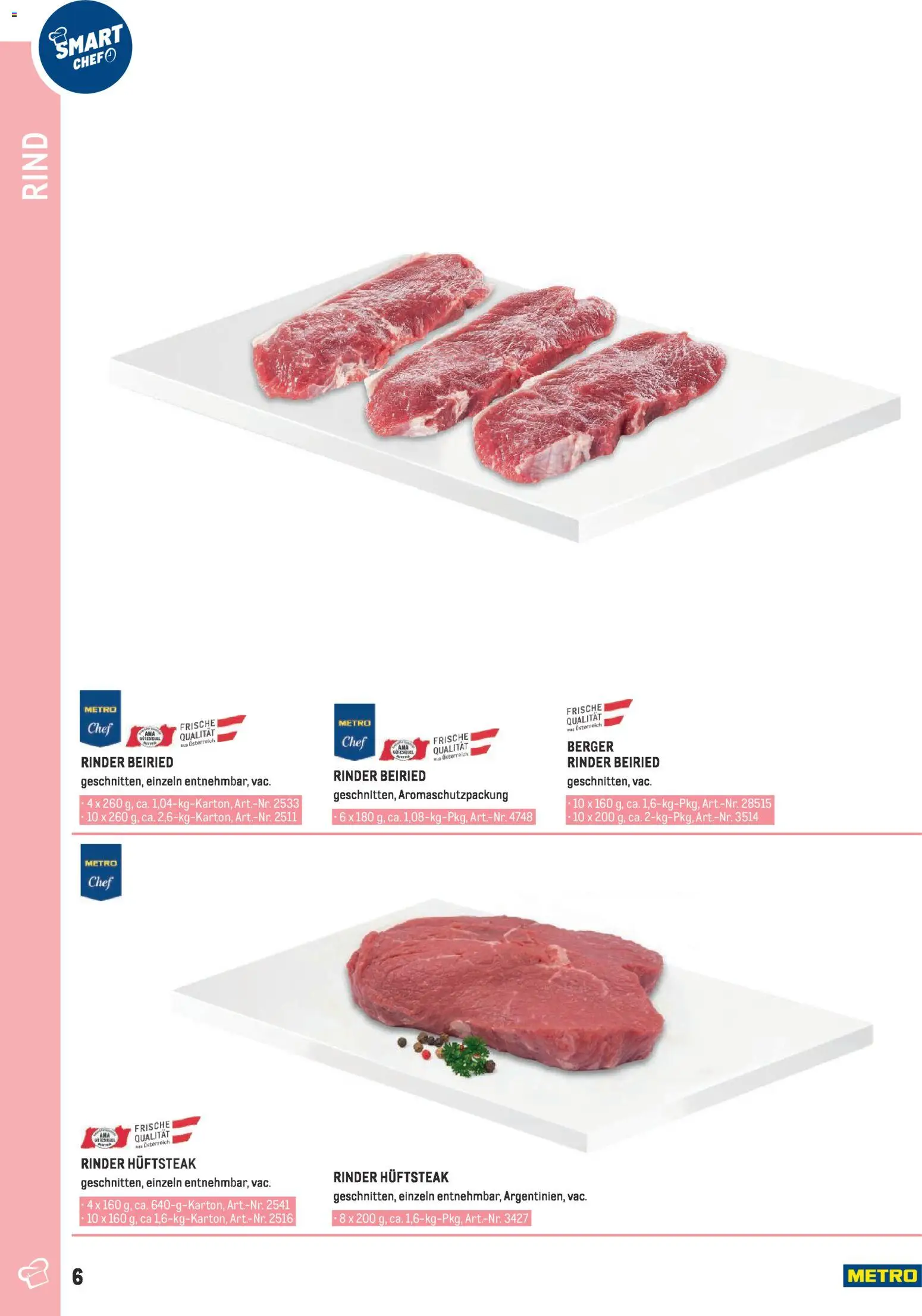 Metro angebote - Smart Chef Fleisch gültig ab 01.01.2026 | Seite: 6
