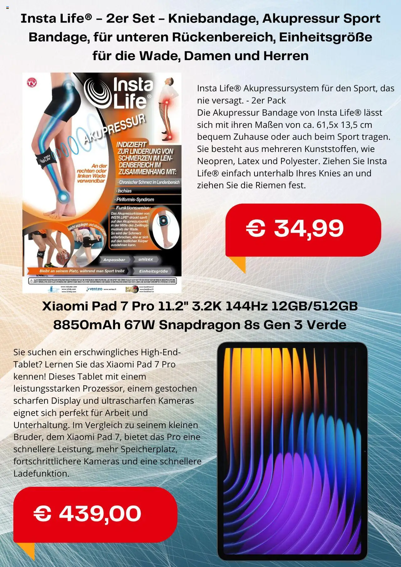 Kaufland Flugblatt gültig ab 08.08.2025 | Seite: 2 | Produkte: Tablet