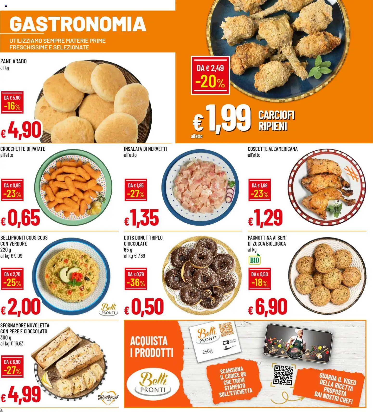 Volantino Galassia del 05.02.2026 | Pagina: 8 | Prodotti: Patate, Zucca, Cous cous, Video