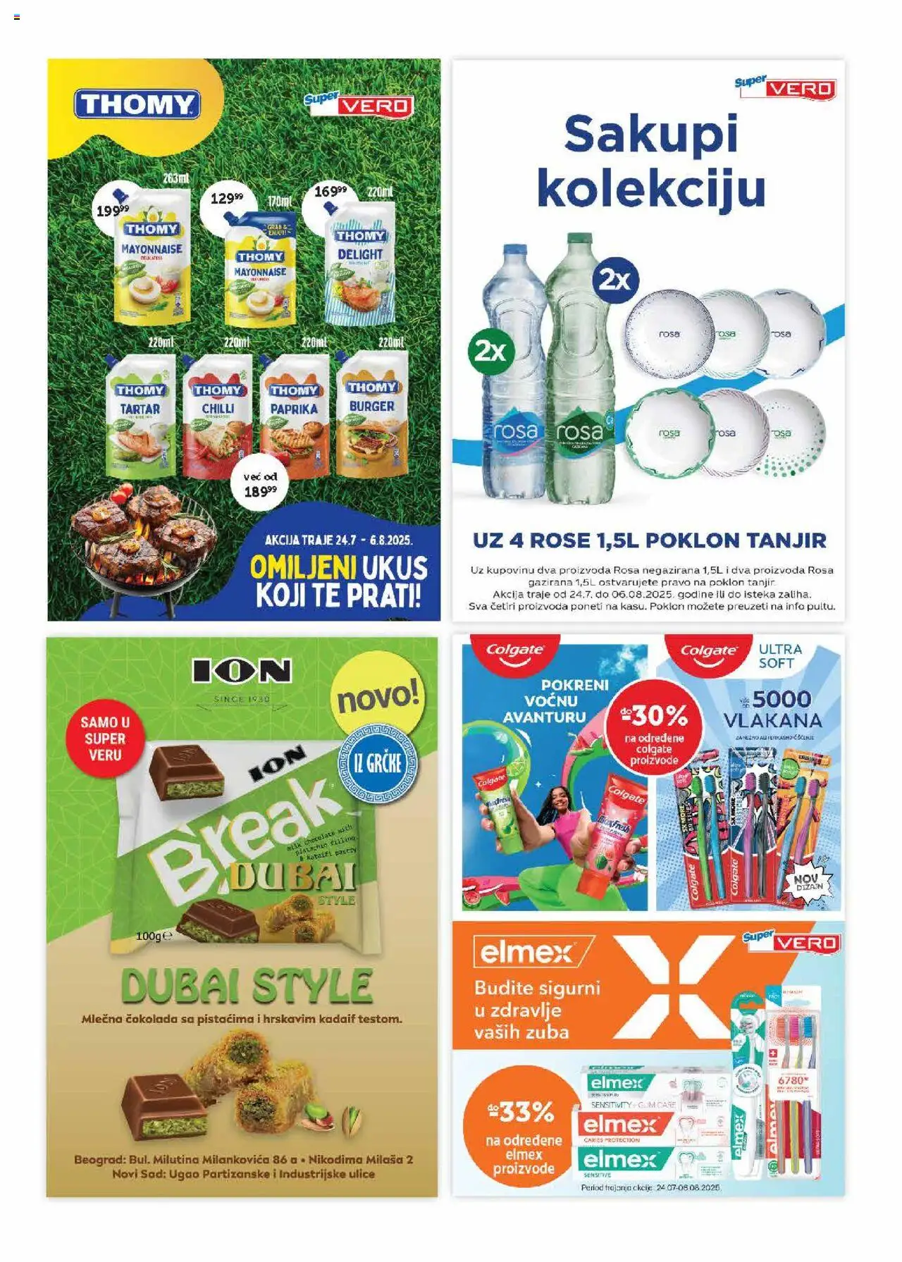 SuperVERO katalog - važi od 24.07.2025 | Strana: 26 | Proizvode: Tanjir, Colgate, Paprika, Mlečna čokolada