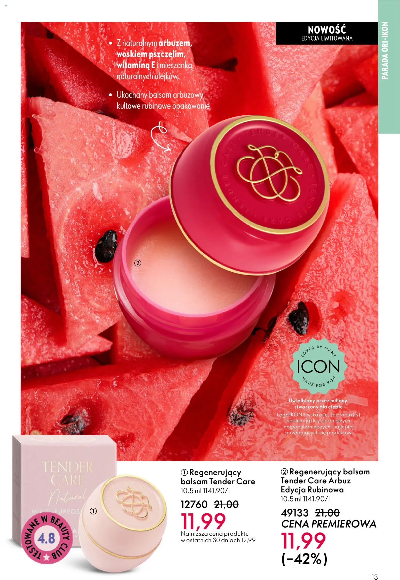 Oriflame Katalog 4 2026 od 04.03.2026 | Strona: 13 | Produkty: Arbuz