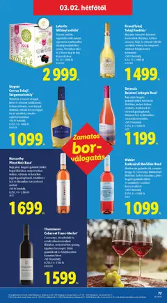 Lidl Akciós újság - amely érvényes a következő dátumtól: 26.02.2026 | Oldal: 77