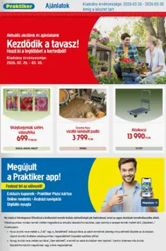 Praktiker akciós újság - amely érvényes a következő dátumtól: 26.02.2026