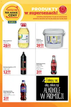 Pogląd oferty "Makro Gazetka - Gotuj się na niskie ceny w dostawie" - ważna od 02.08.2025
