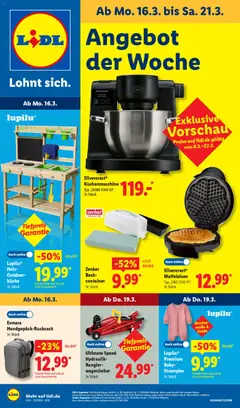 Lidl - Prospekt ab 16.03.2026 gültig