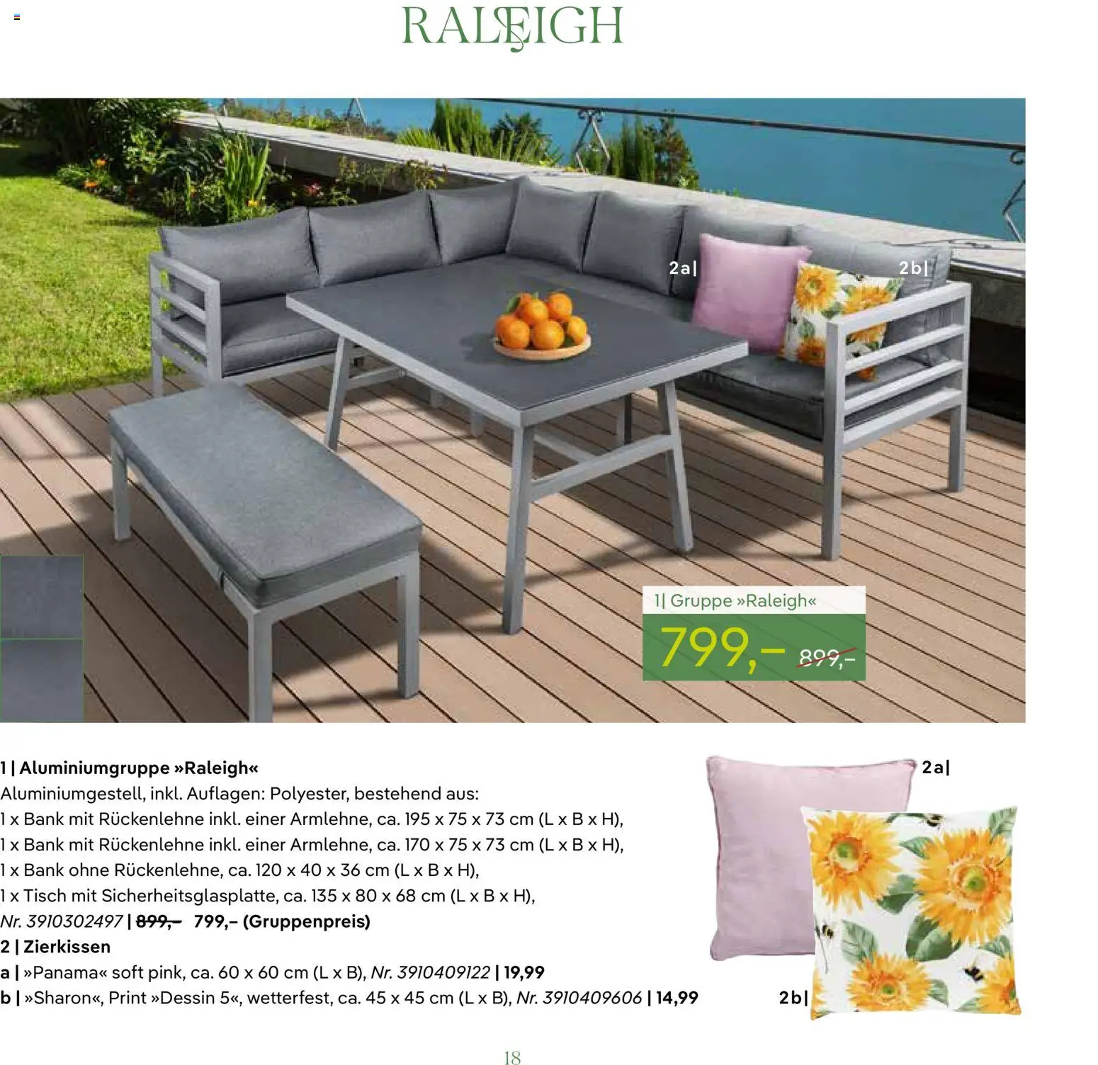 Pflanzen-Kölle GARTENMÖBEL 2026 – gültig ab 07.03.2026 | Seite: 18 | Produkte: Tisch