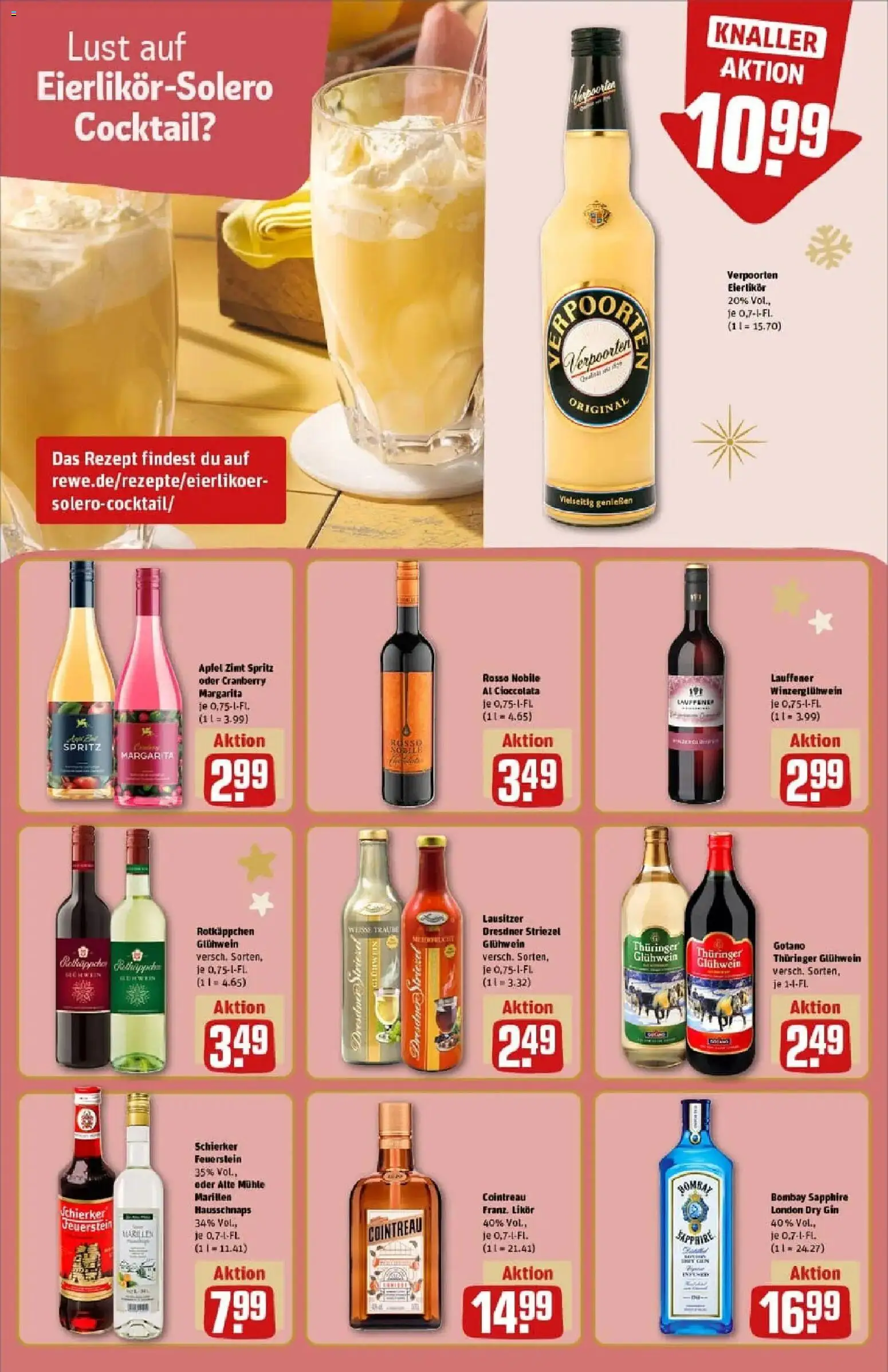 Rewe prospekt Brandenburg An Der Havel	 – gültig ab 23.11.2025 | Seite: 22 | Produkte: Mühle, Likör, Äpfel, Gin