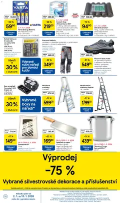 Náhled letáku Pracovní kalhoty, vyrobeno z odolného materiálu, s praktickými kapsami, v různých velikostech od 02.01.2026 | Strana: 18