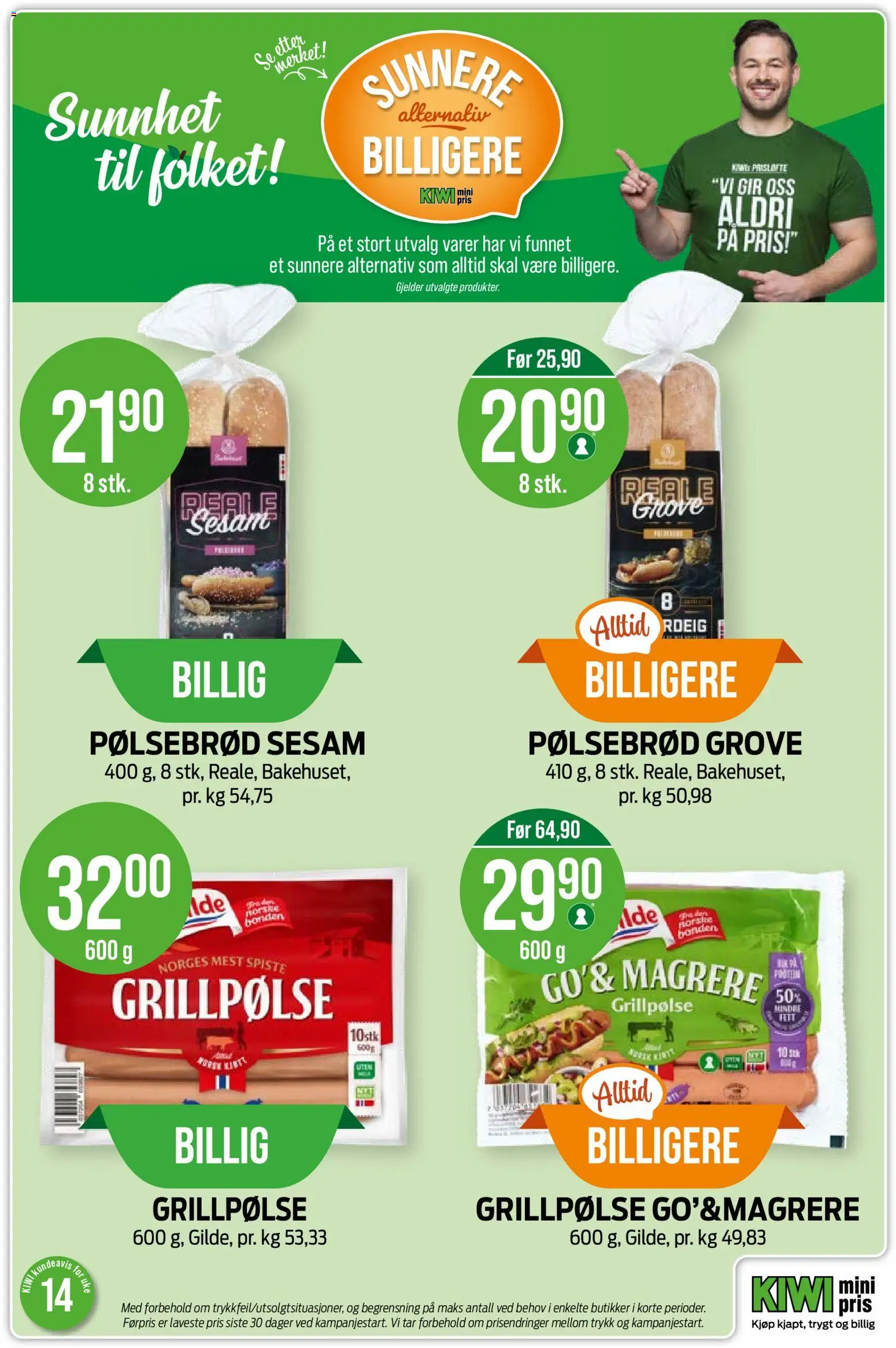 {H1} | Side: 20 | Produkter: Kiwi, Pølsebrød