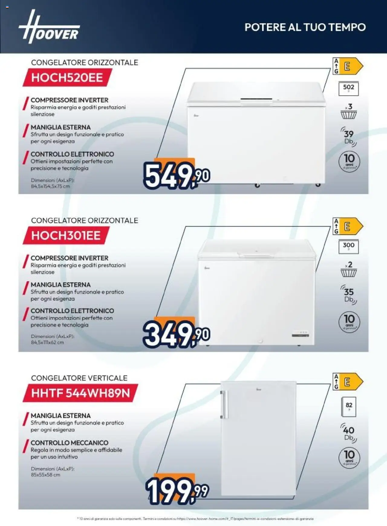 Volantino Unieuro del 18.10.2025 | Pagina: 3 | Prodotti: Compressore, Congelatore