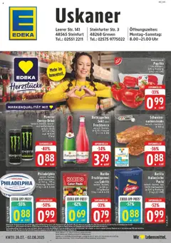 Edeka prospekt Steinfurt	 gültig ab dem 27.07.2025