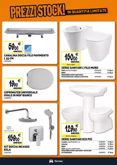 Volantino TECNOMAT del 03.07.2025 | Pagina: 3 | Prodotti: Pavimento, Doccia, Vaso