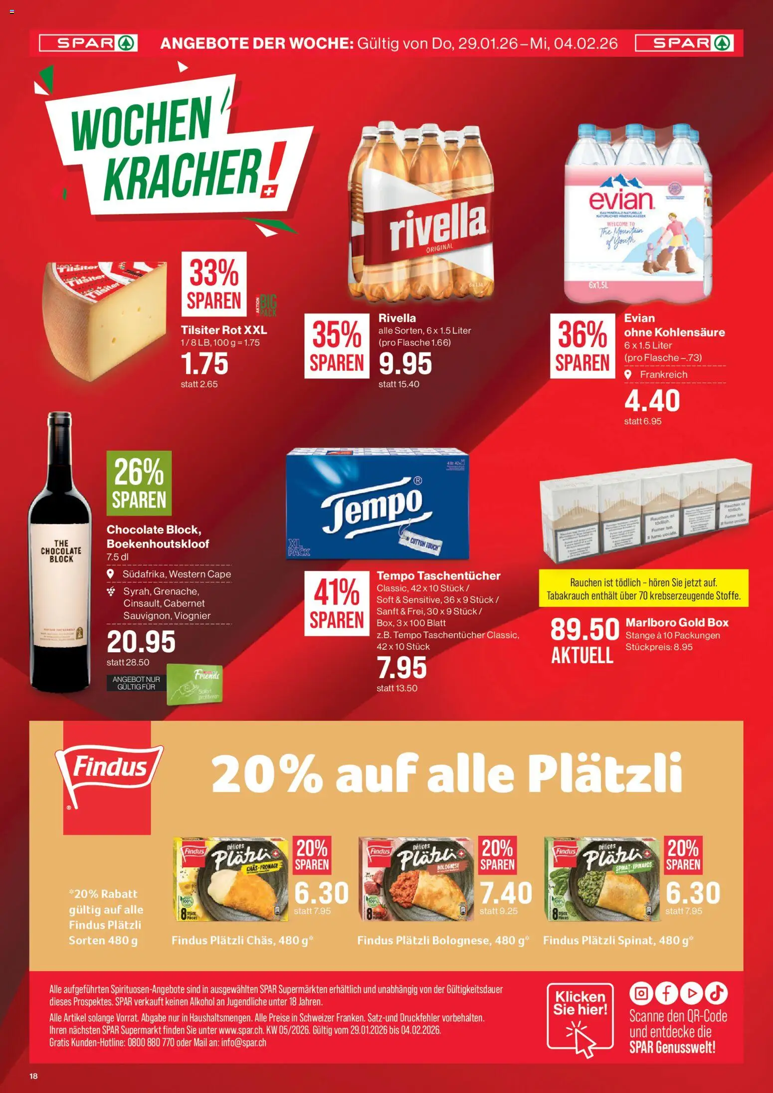 SPAR Aktionen – gültig ab 29.01.2026 | Seite: 18 | Produkte: Box, Mineralwasser