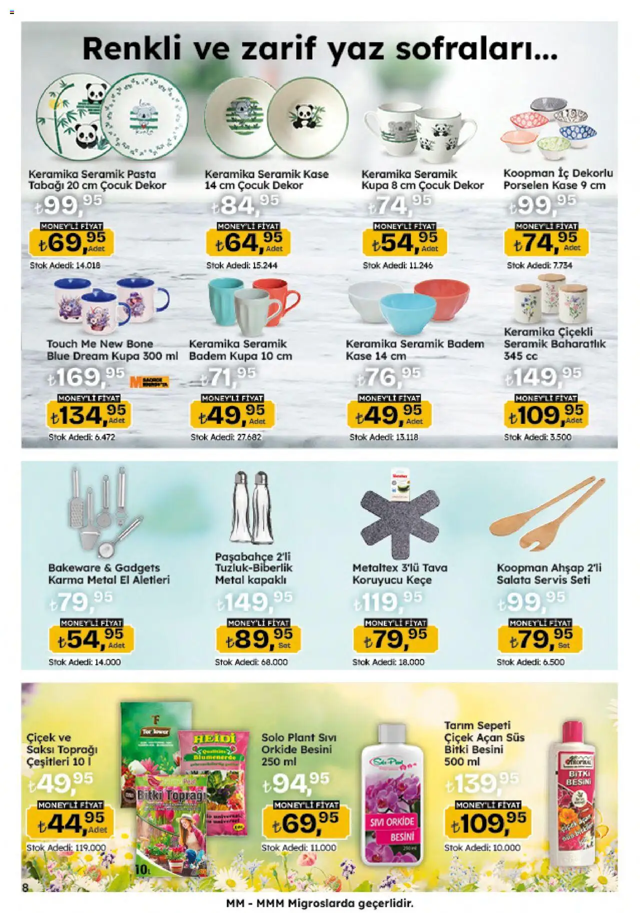 Migros Katalog - Migroskop - 07.08.2025 tarihinden itibaren geçerlidir | Sayfa: 98 | Ürünler: Saksı, Baharatlık, Badem, Salata