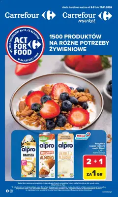 Pogląd oferty "Carrefour Gazetka - Act for food" - ważna od 05.01.2026