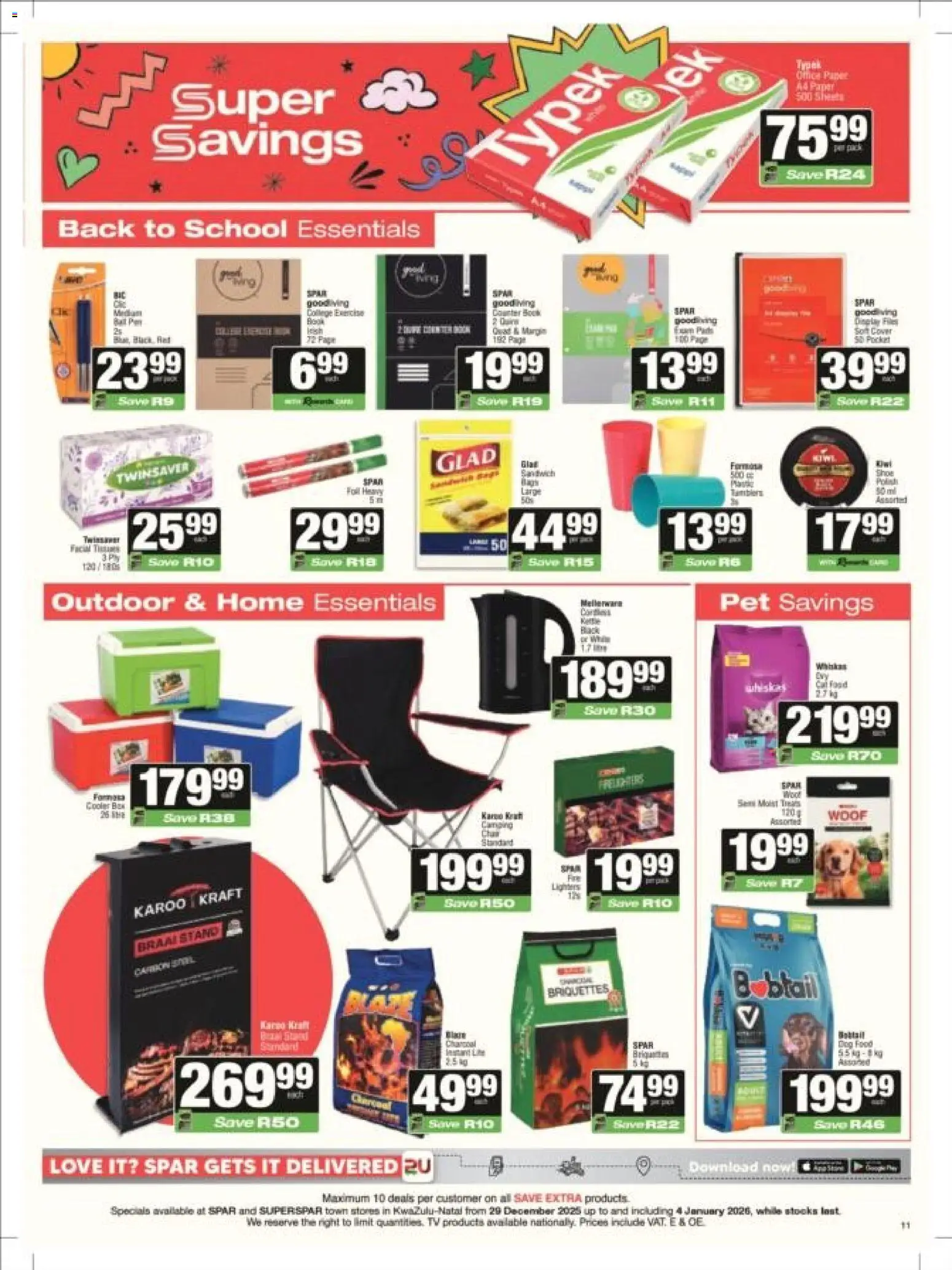 New Superspar catalogue – valid from 29.12.2025 | Page: 7 | Products: Cover, TV, Cooler, Paper