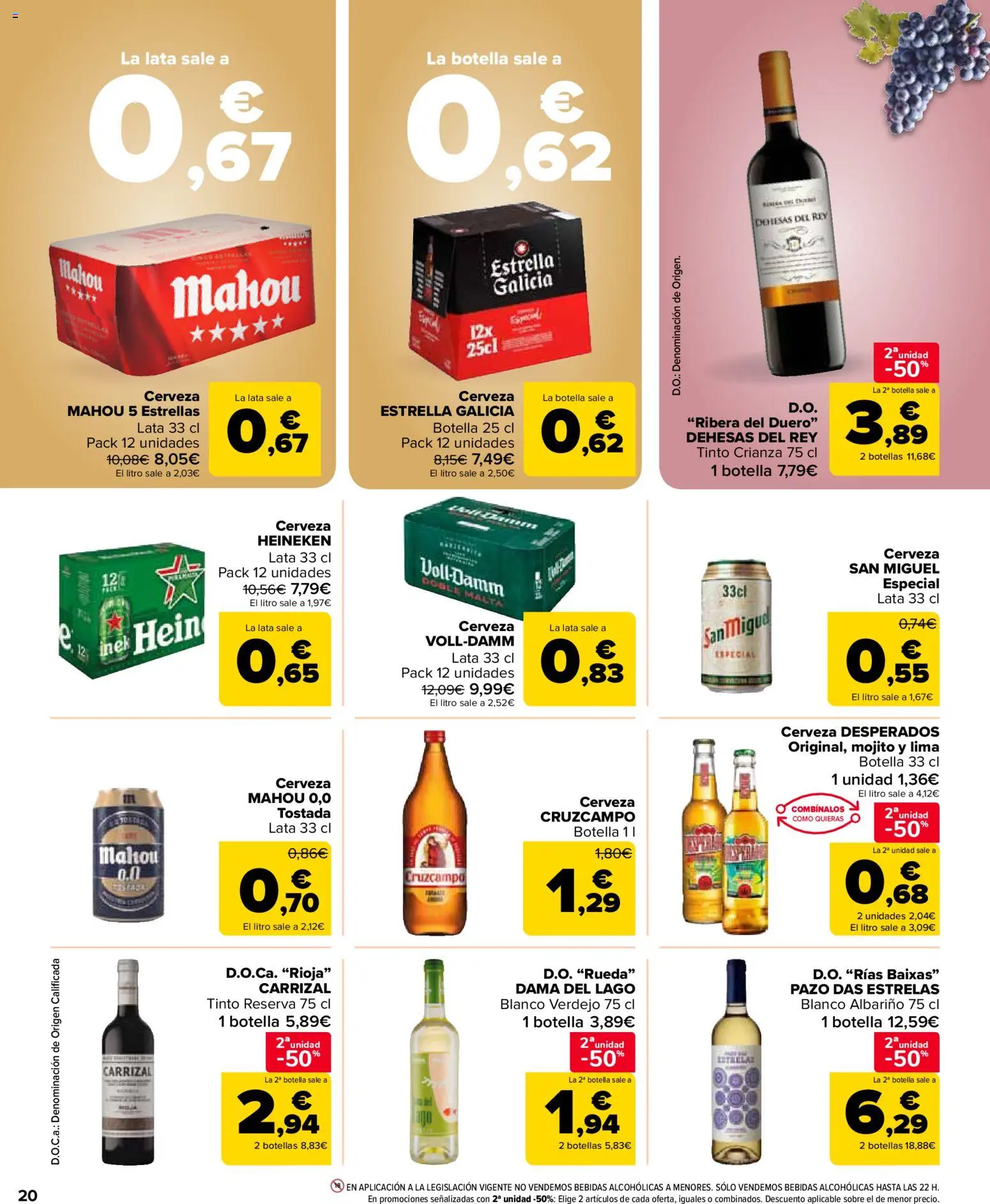 Carrefour Market folleto │ válido desde el 12.02.2026 | Página: 20 | Productos: Lima, Cerveza, Παρμεζάνα, Σπανάκι