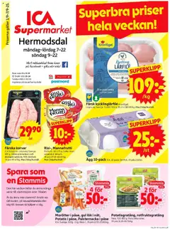 ICA Supermarket - Malmö - Förhandsvisning av reklamblad från butik ICA Supermarket aktuell från 01.09.2025