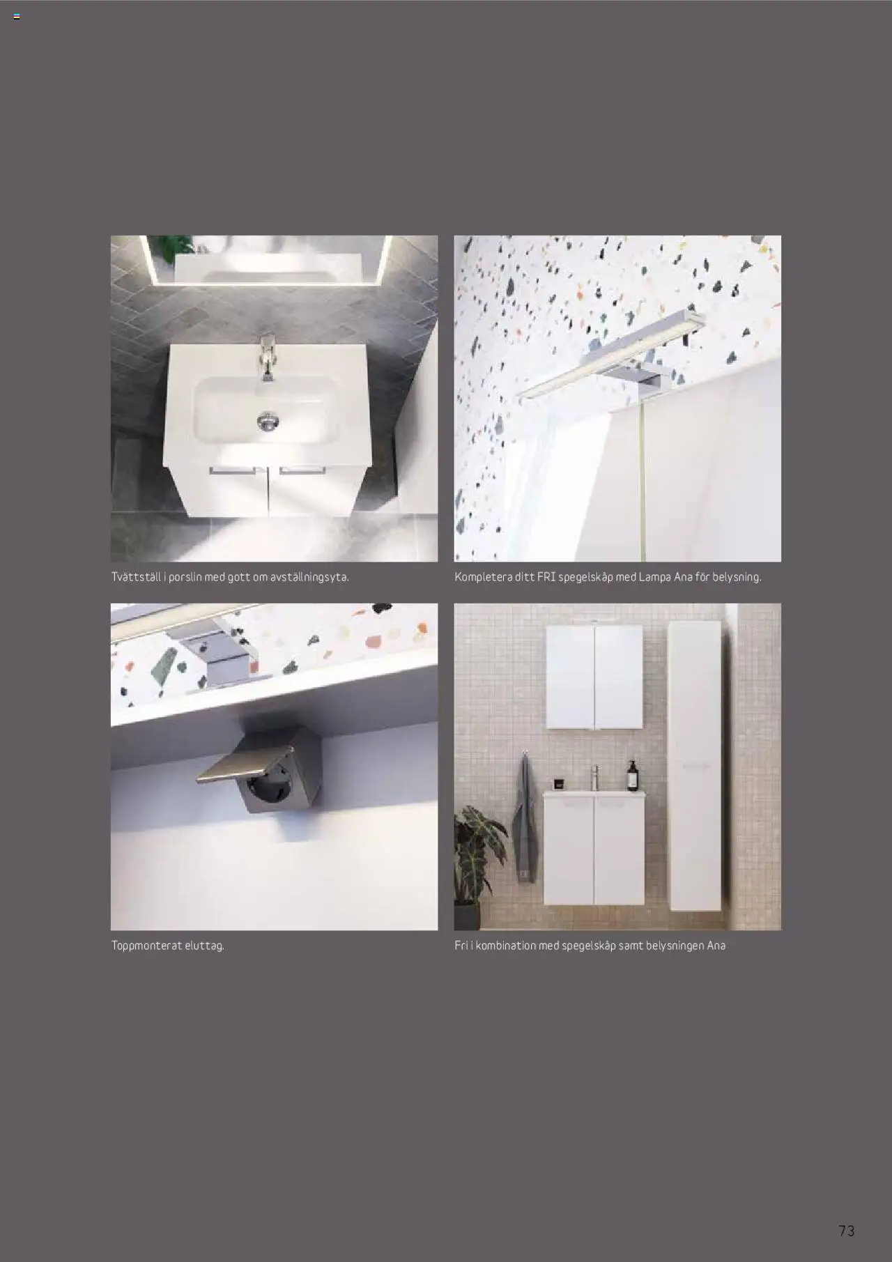 Bauhaus reklamblad aktuell från 25.08.2025 | Sida: 73 | Produkter: Tvättställ, Lampa