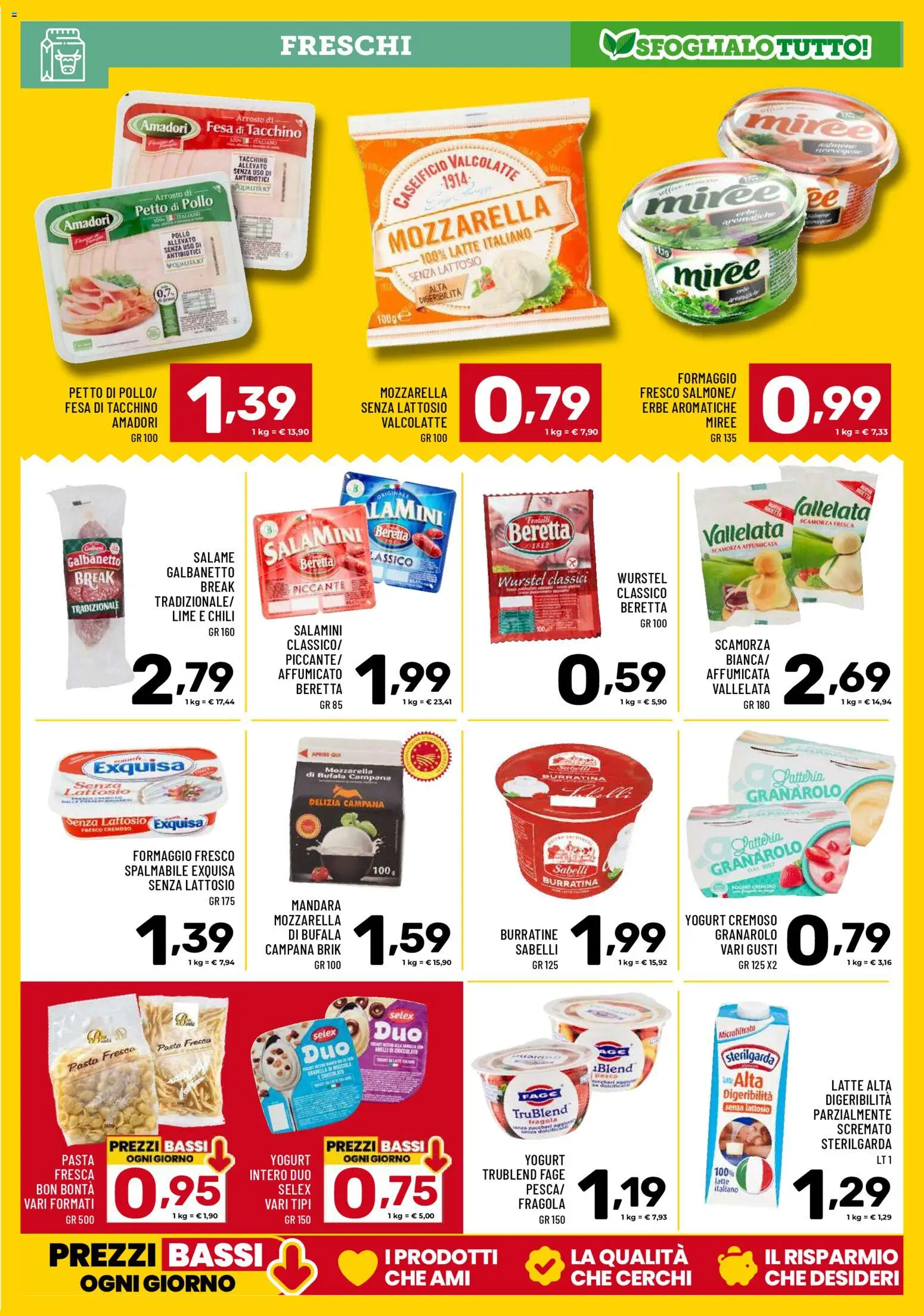 Volantino Il Centesimo del 18.12.2025 | Pagina: 15 | Prodotti: Arrosto, Pollo, Latte, Paccheri