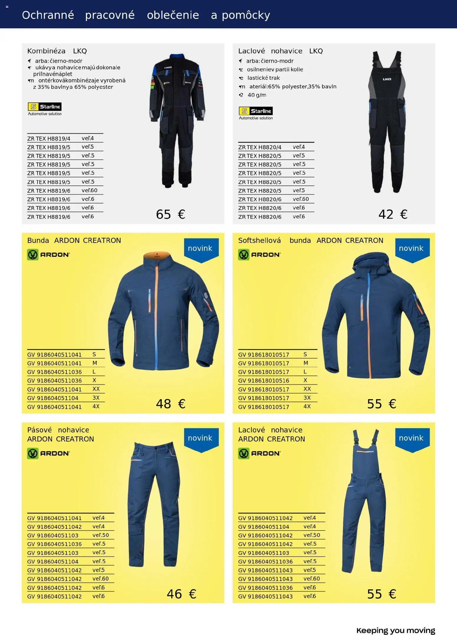 Nové Auto Kelly akcie – leták je platný od 03.11.2025 | Strana: 49 | Produkty: Bunda, Nohavice