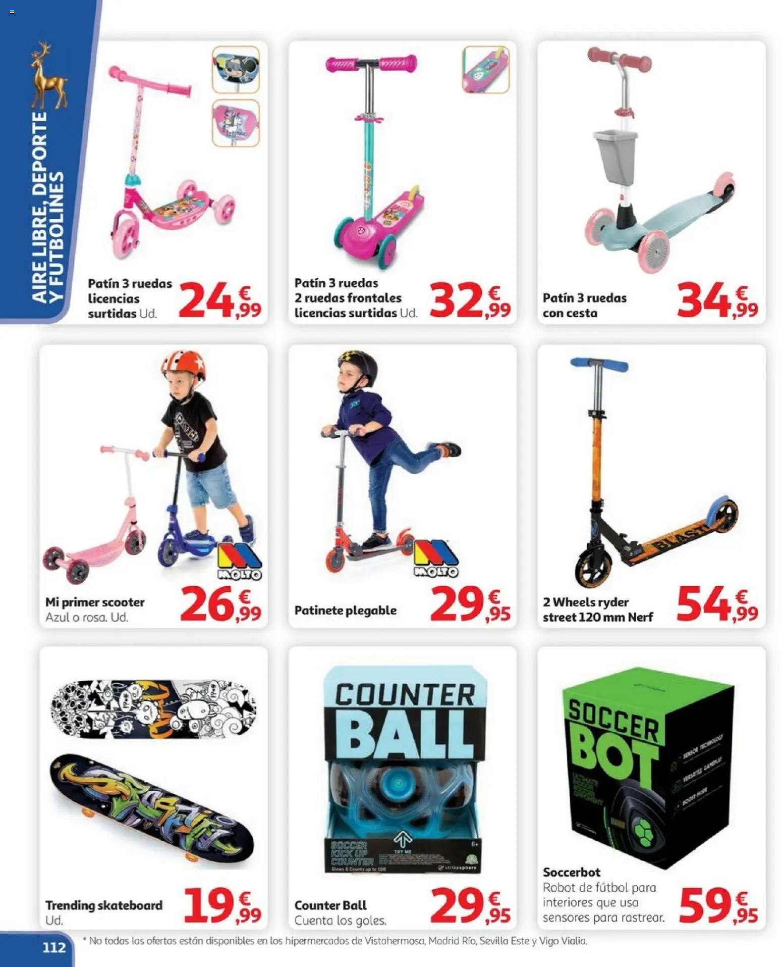 Alcampo - Juguetes HG Cat │ válido desde el 03.11.2025 | Página: 112 | Productos: Patinete, Robot, Cesta