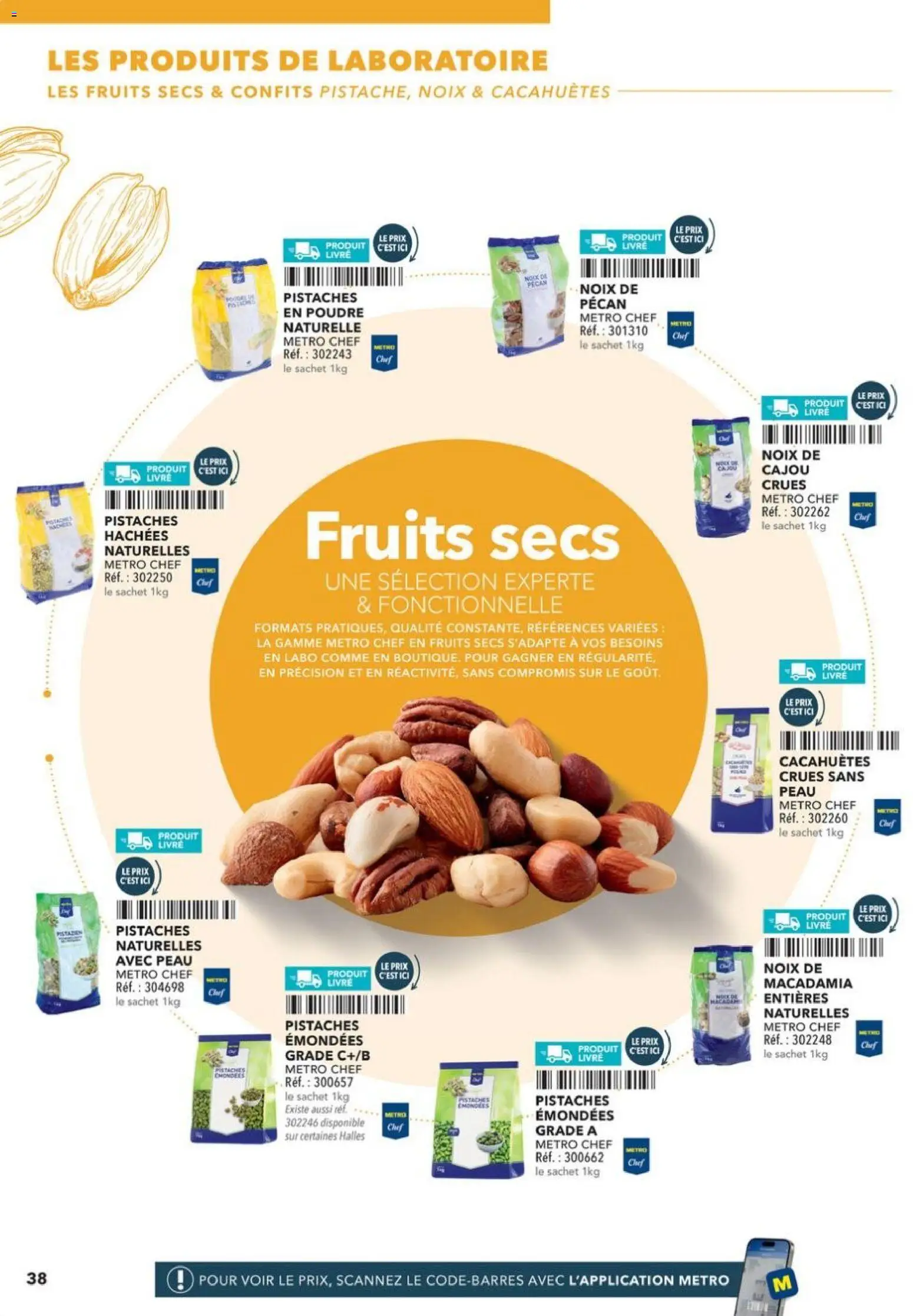 {H1} | Page: 38 | Produits: Poudre, Livre, Noix, Fruits secs