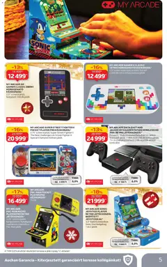 Auchan - Hipermarket gamer ajánlataink - amely érvényes a következő dátumtól: 20.11.2025 | Oldal: 5 | Termékek: Fejhallgató, Játékkonzol, Játék, Hangszóró