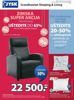 Jysk katalog - pregled Jysk kataloga - važi od 07.01.2026