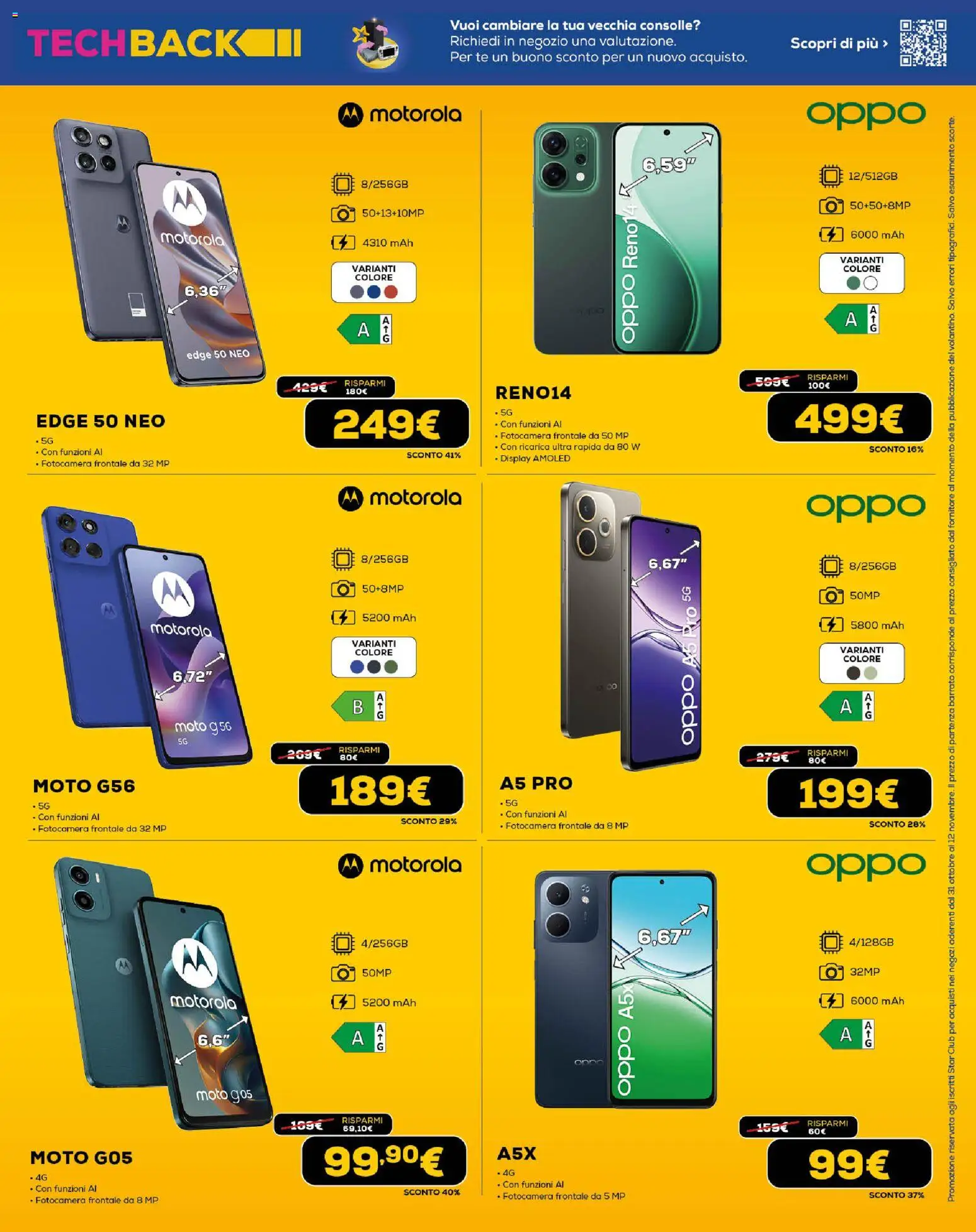 Volantino Euronics del 31.10.2025 | Pagina: 7 | Prodotti: Tè, Fotocamera