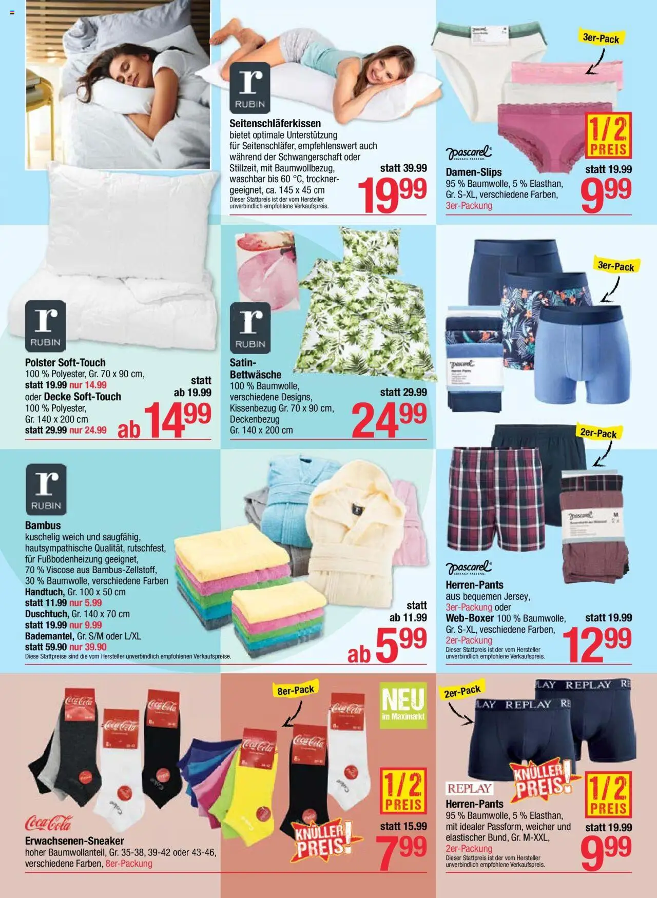 Maximarkt Flugblatt Anif, Bruck an der Großglocknerstraße gültig ab 04.08.2025 | Seite: 17 | Produkte: Trockner, Decke
