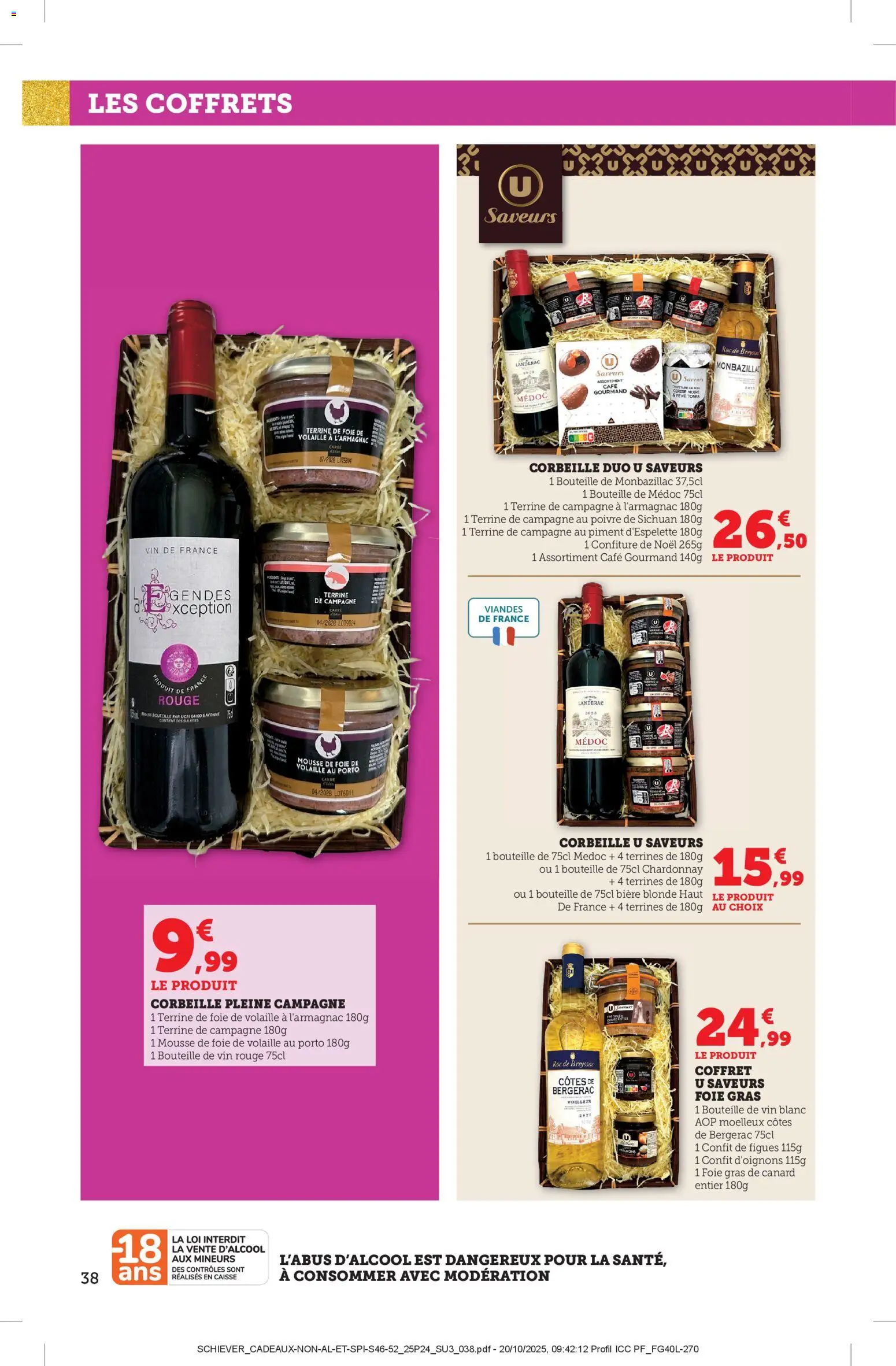 {H1} | Page: 38 | Produits: Gras de canard entier, Foie gras de canard entier, Piment d'espelette, Vin