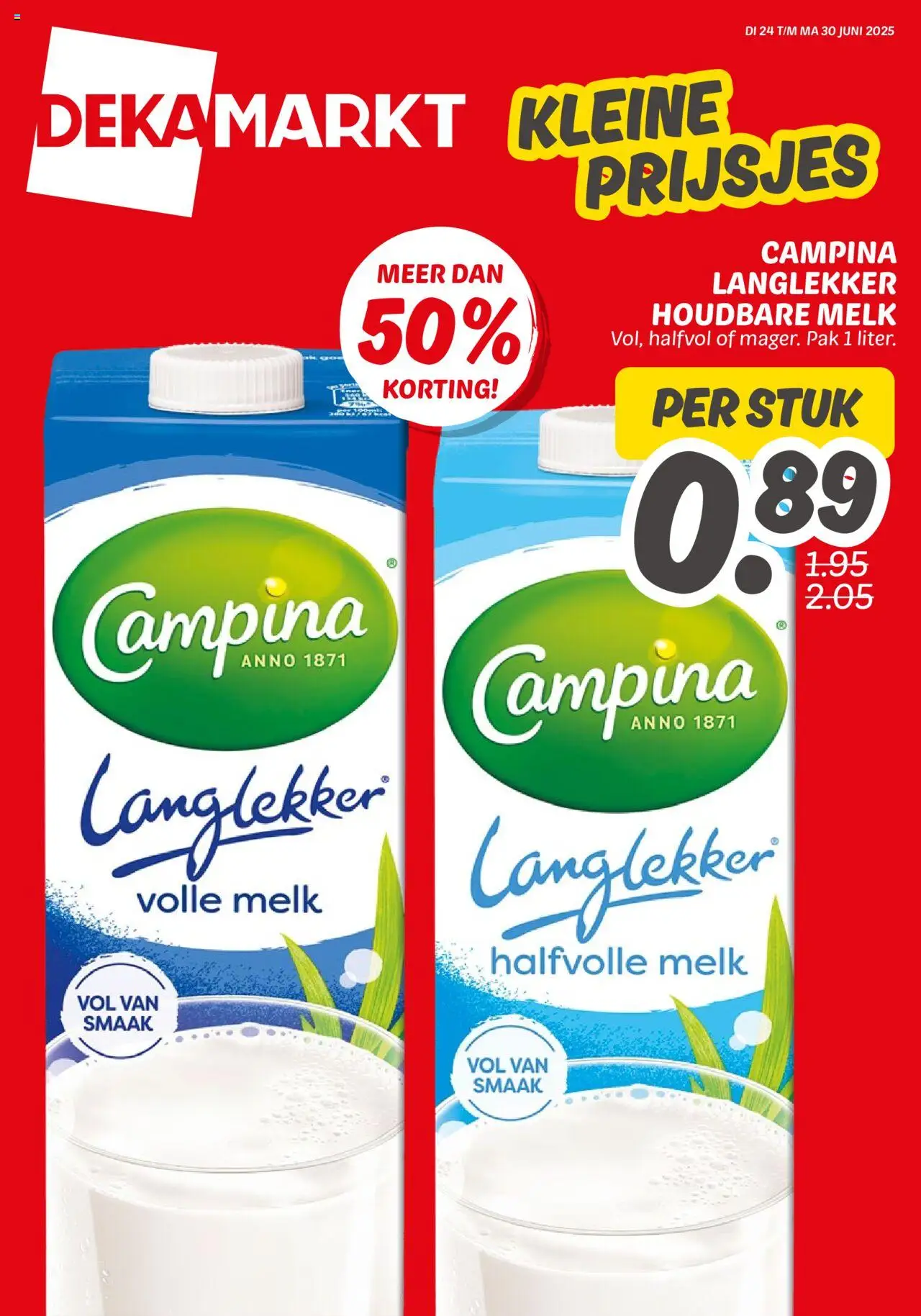  | Pagina: 1 | Producten: Melk, Halfvolle Melk, Volle melk