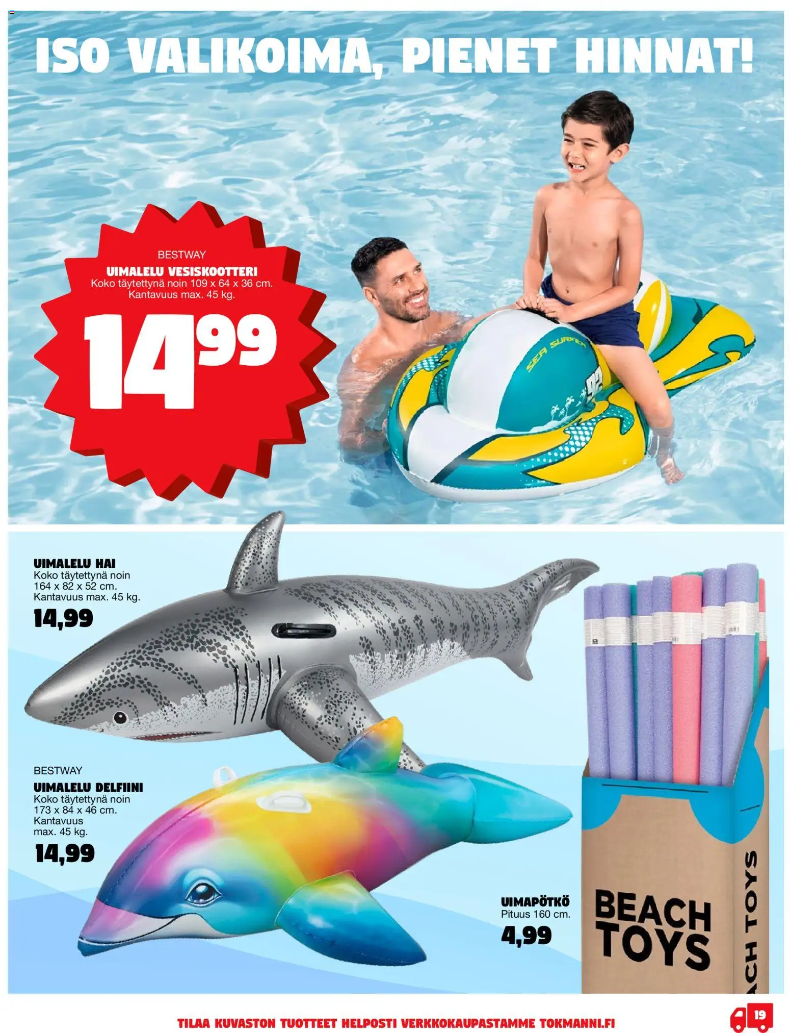 Tokmanni - Kesälelukuvasto 2026 – voimassa 27.04.2026 alkaen | Sivu: 19