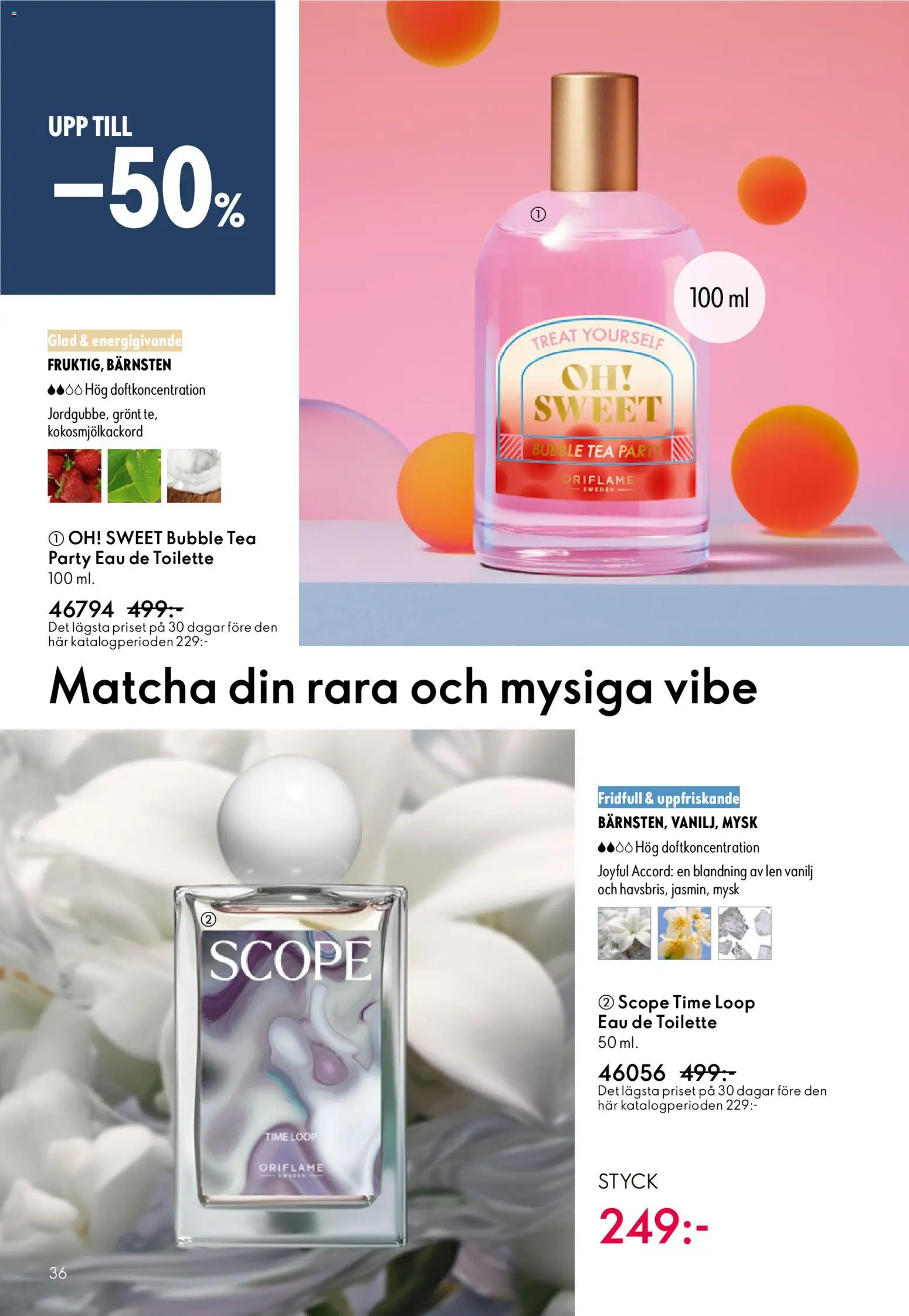 Oriflame reklamblad aktuell från 10.12.2025 | Sida: 36 | Produkter: Eau de toilette