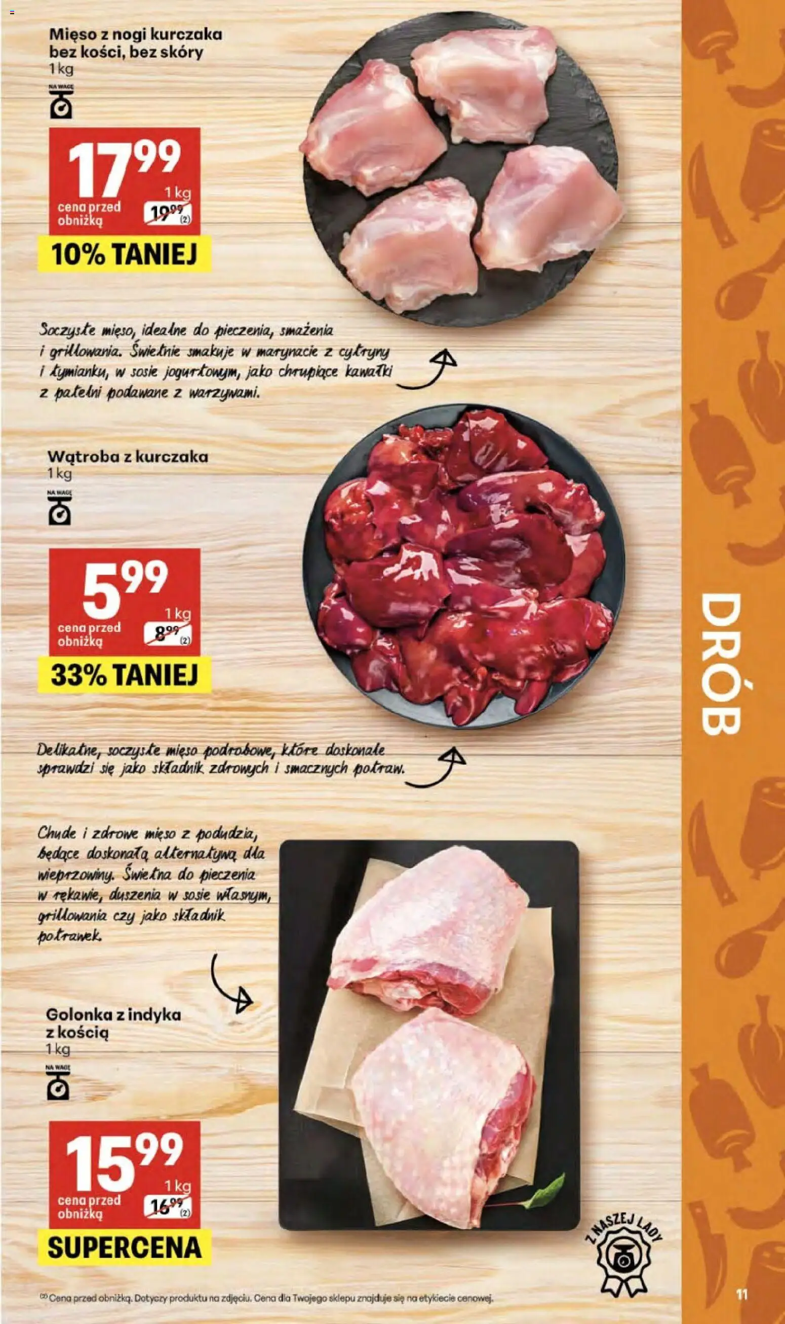 Delikatesy Centrum gazetka - Sklepy Własne od 09.04.2026 | Strona: 11 | Produkty: Mięso, Cytryny