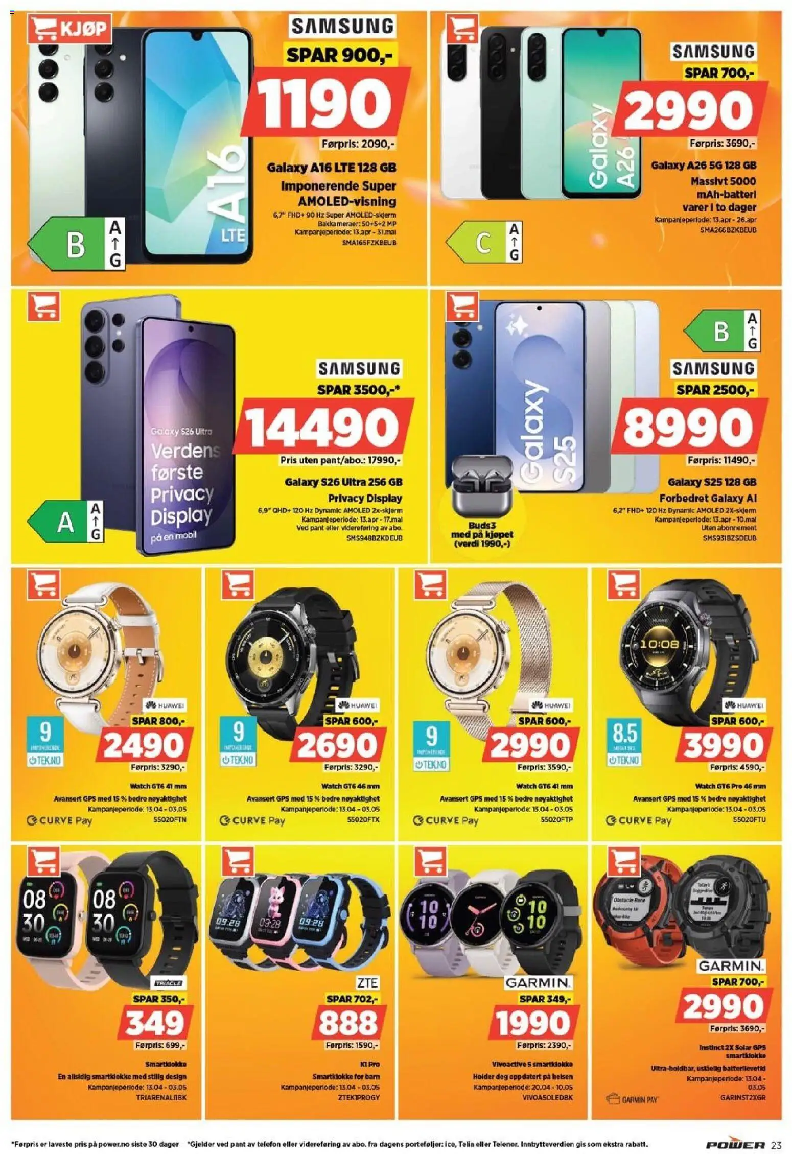 {H1} | Side: 23 | Produkter: GPS, Smartklokke