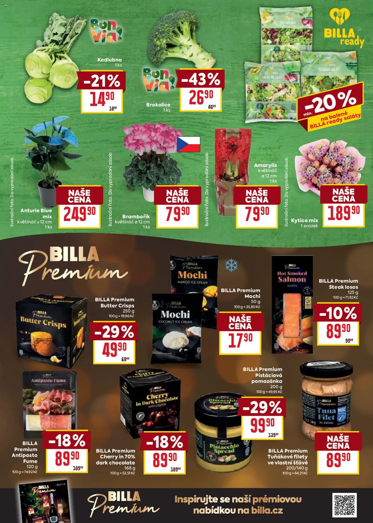 Billa Velký leták od 05.11.2025 | Strana: 3 | Produkty: Losos, Pomazánka, Filet, Kedlubna