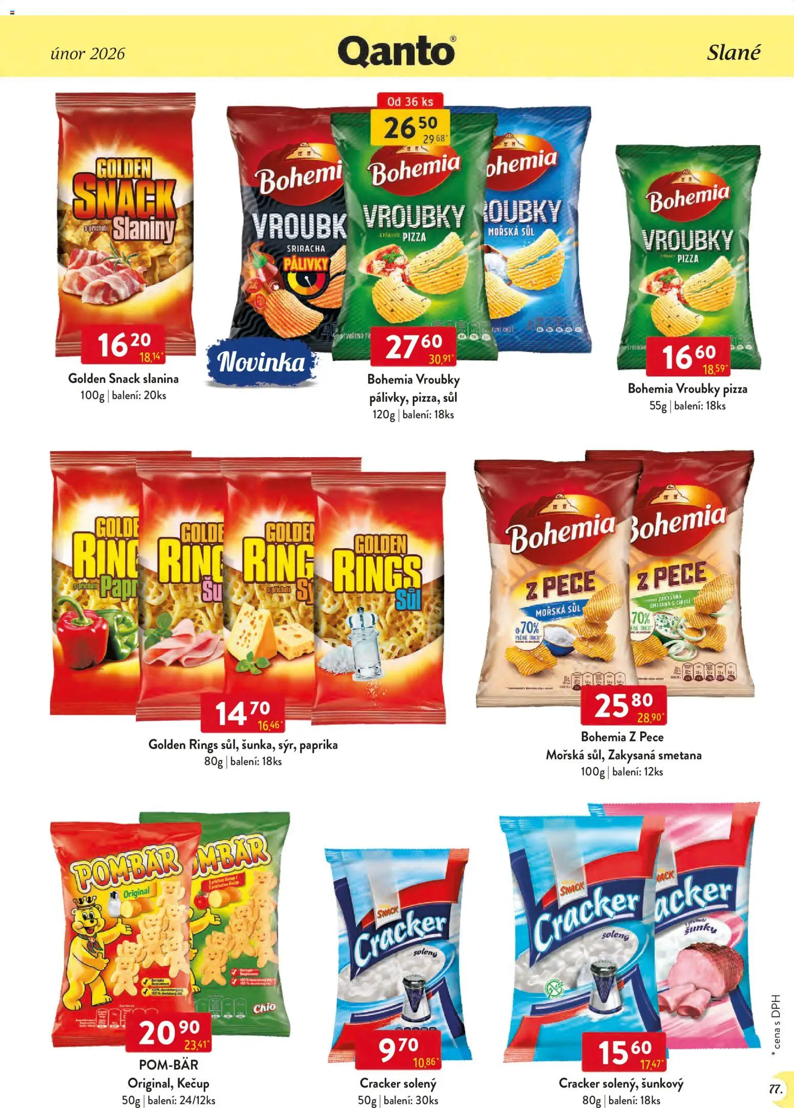 Astur & Qanto leták - Velkoobchod 02/2026 od 01.02.2026 | Strana: 77 | Produkty: Kečup, Paprika, Zakysaná smetana, Slanina