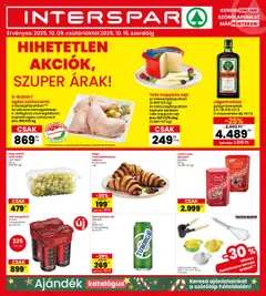 Interspar Akciós újság - amely érvényes a következő dátumtól: 09.10.2025