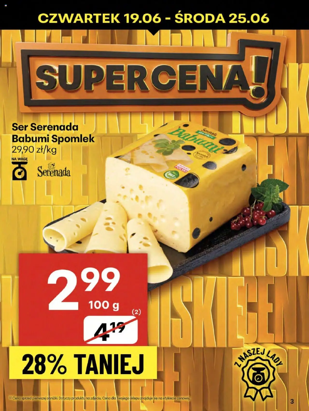 Delikatesy Centrum Gazetka od 19.06.2025 | Strona: 3 | Produkty: Ser