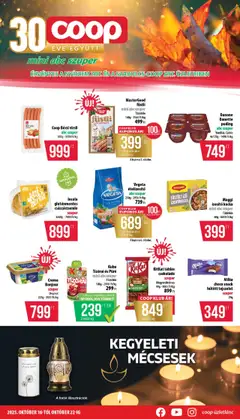 COOP - Mini & Abc & Szuper / Nyírzem - amely érvényes a következő dátumtól: 16.10.2025