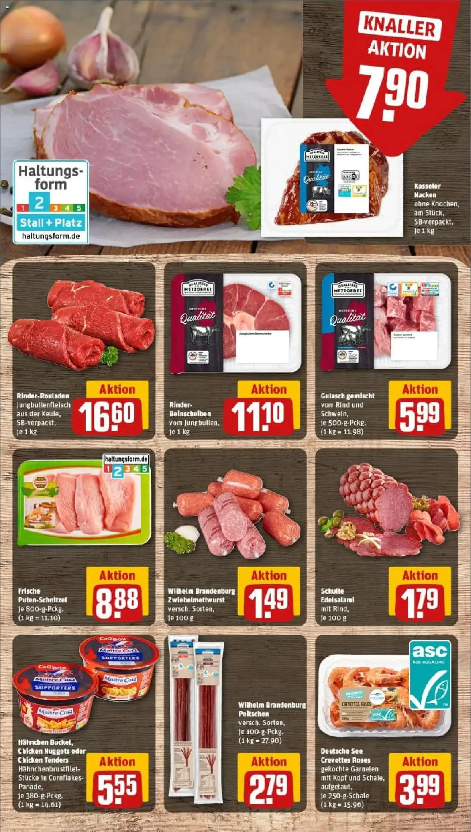 Rewe prospekt Berlin / Kreuzberg	 – gültig ab 02.02.2026 | Seite: 10 | Produkte: Rinderrouladen, Garnelen, Gulasch, Putenschnitzel