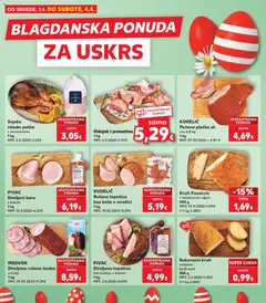 Kukuruzni kruh, miješani beskvasni 400 g - Pregled kataloga iz trgovine Kaufland, vrijedi od 01.04.2026 | Stranica: 12