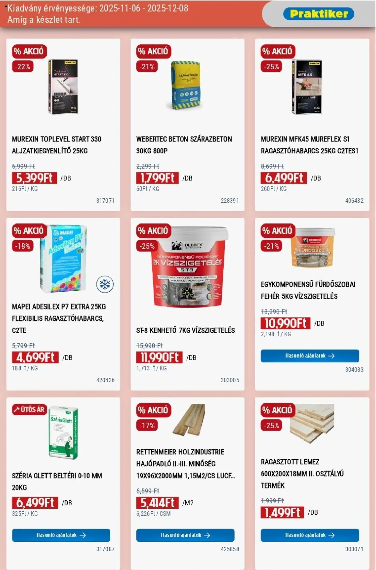 Praktiker akciós ujság - amely érvényes a következő dátumtól: 06.11.2025 | Oldal: 15