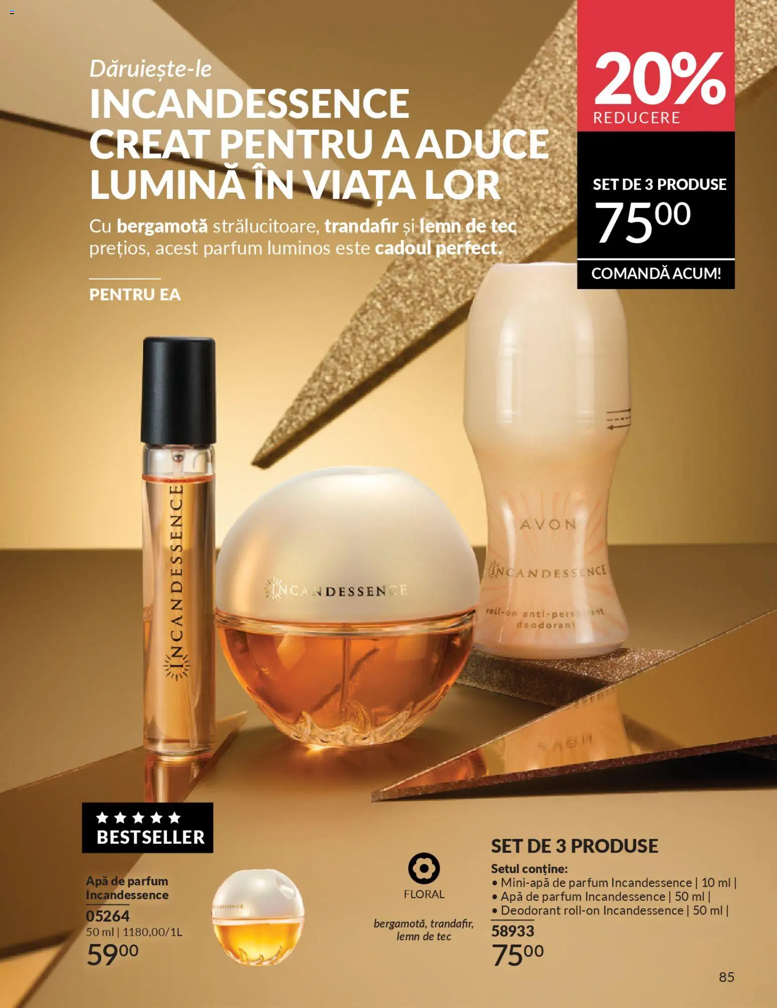 Noul catalog Avon – valabil de la 01.01.2026 | Pagină: 87 | Produse: Tavuk suyu, Apă de parfum, Parfum, Deodorant