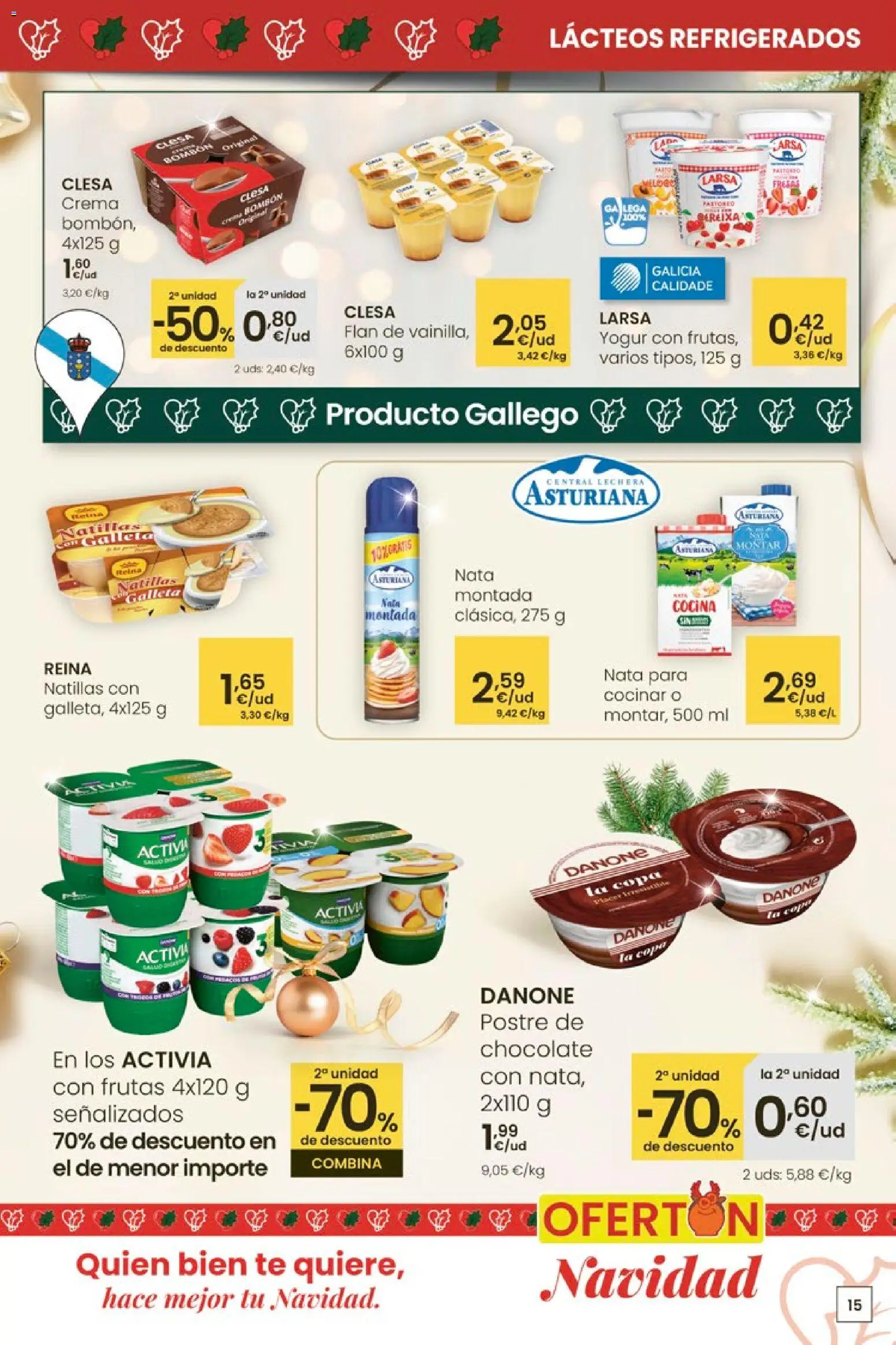 Eroski - Navidad  │ válido desde el 18.12.2025 | Página: 15 | Productos: Yogur, Chocolate, Té, Cocina