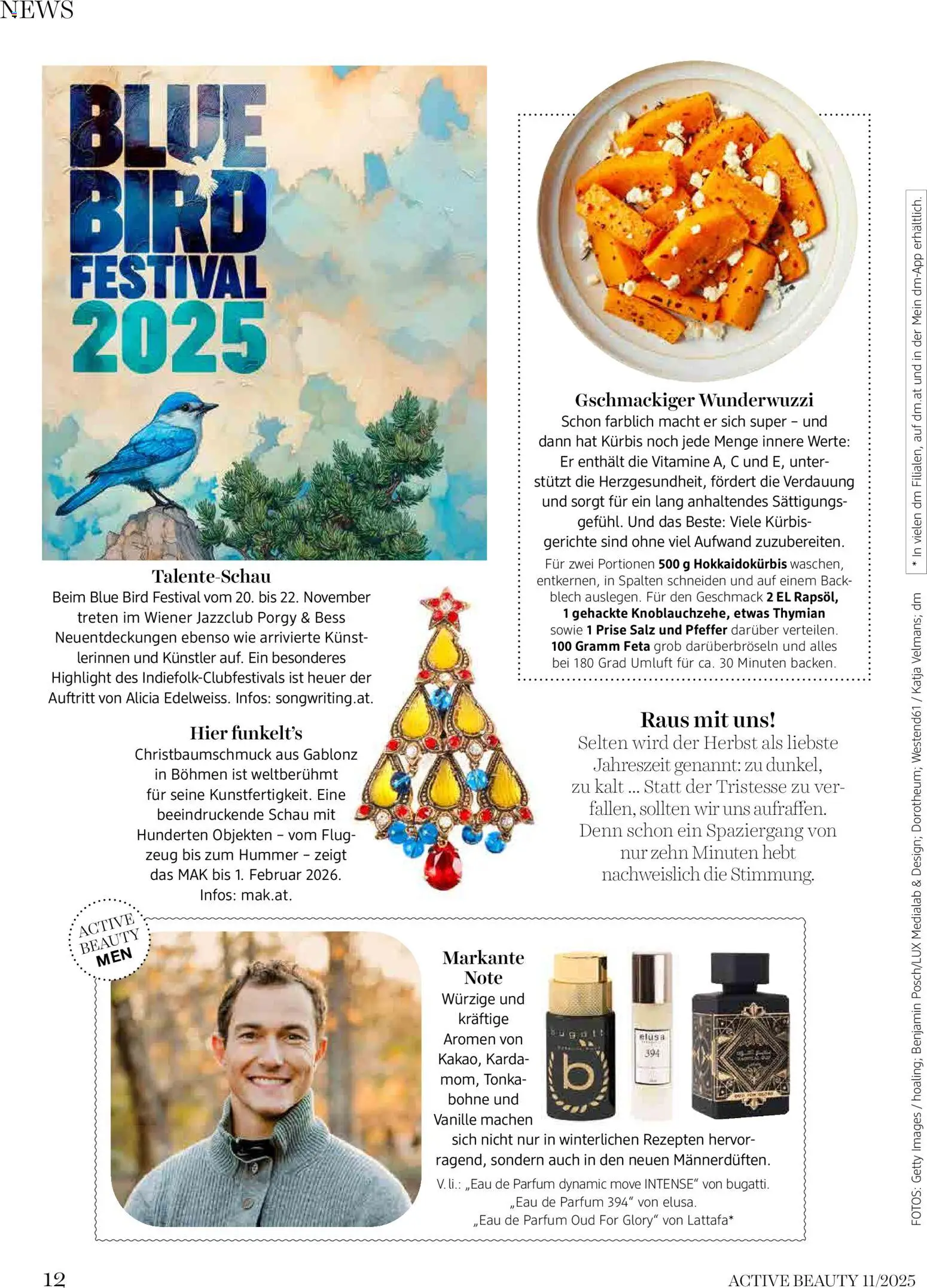 dm drogerie markt Active Beauty Magazin 11/2025 gültig ab 01.11.2025 | Seite: 12 | Produkte: Salz, Pfeffer, Kürbis, Parfüm