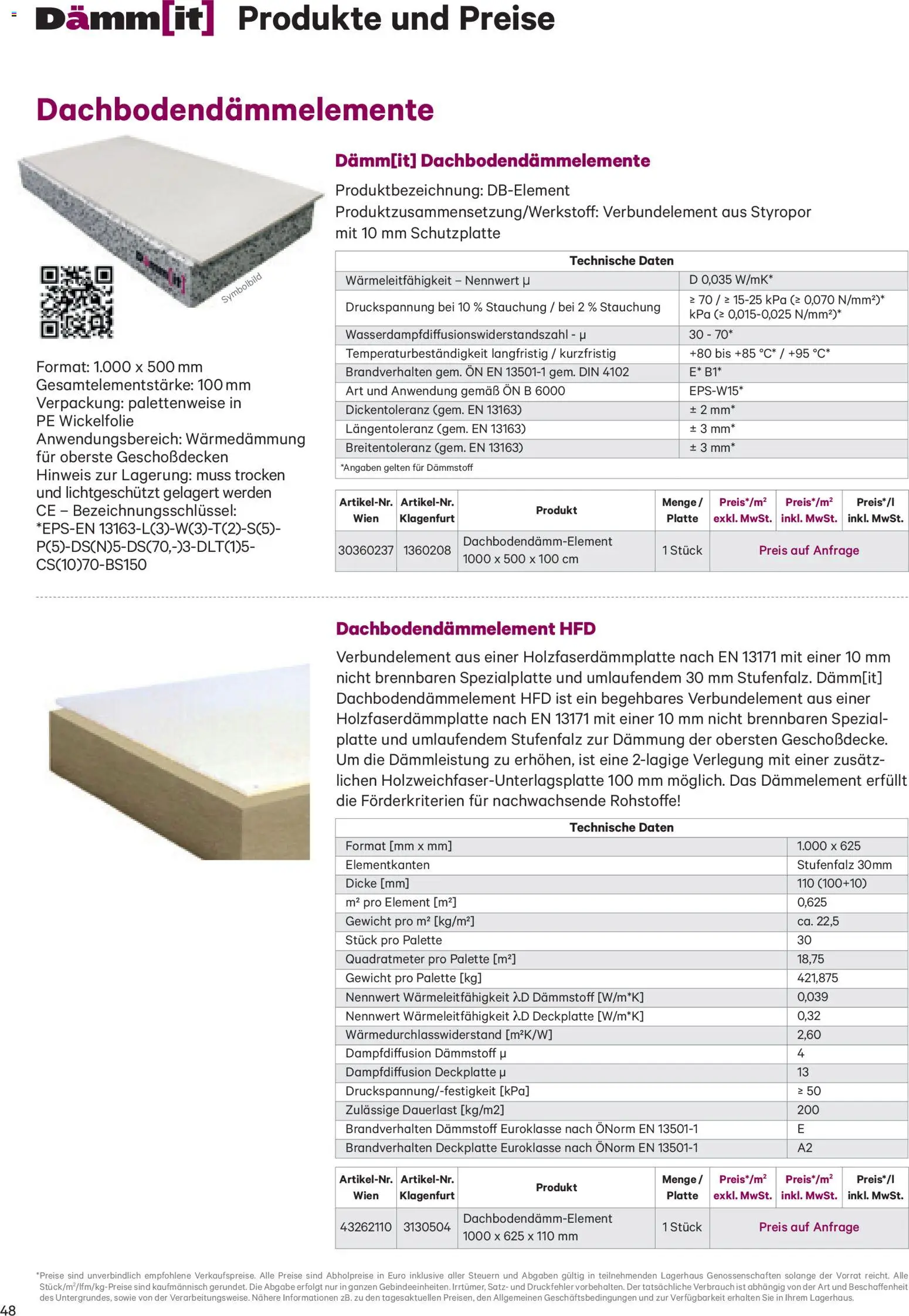 Lagerhaus Dämm[it] Folder gültig ab 02.01.2026 | Seite: 48 | Produkte: Gewicht